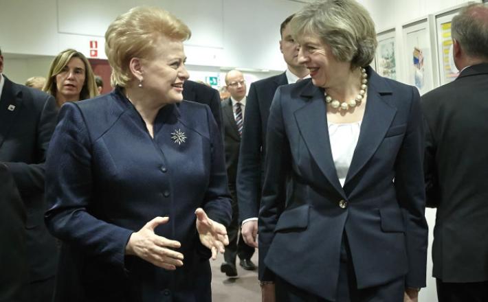 Dalia Grybauskaitė and theresa may