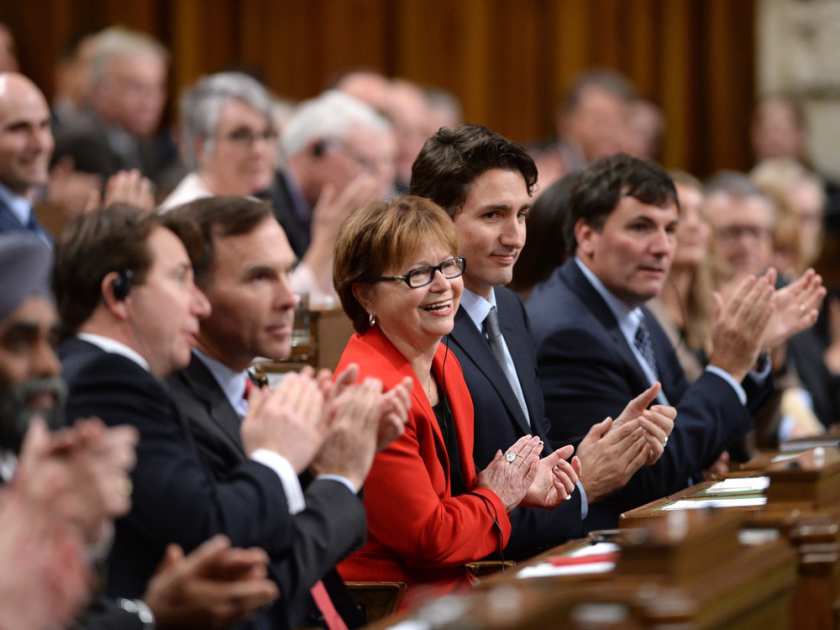 Female Ministers in Canada's Parity Government Have Less Interventions