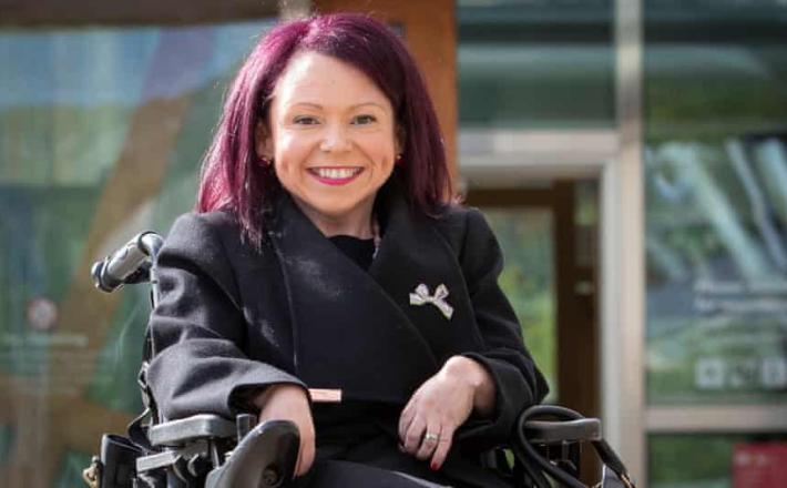 Labour’s Pam Duncan-Glancy, the first permanent wheelchair user to be elected to the Scottish parliament. Photograph: Jane Barlow/PA Labour’s Pam Duncan-Glancy, the first permanent wheelchair user to be elected to the Scottish parliament. Photograph: Jane Barlow/PA
