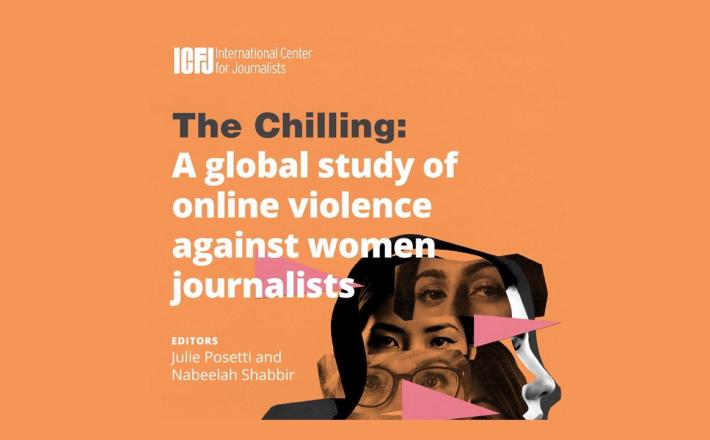 CFJ-UNESCO global study: Online violence against women journalists (cover: ICFJ)