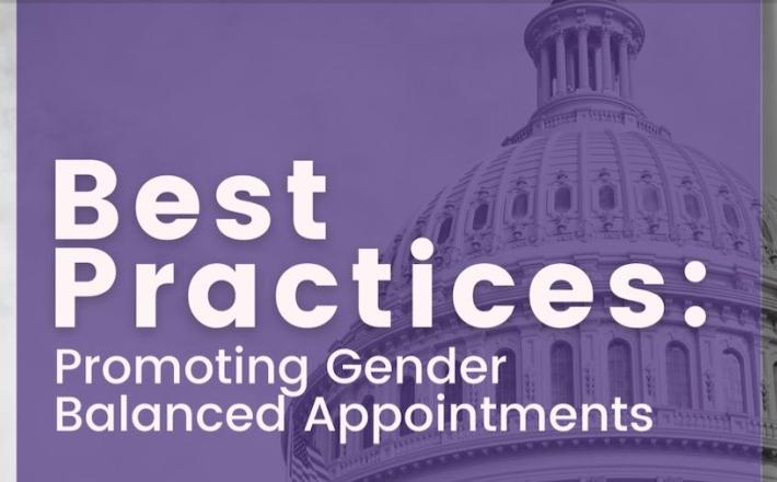 Best practices: Promoting gender balanced appointments (RepresentWomen)