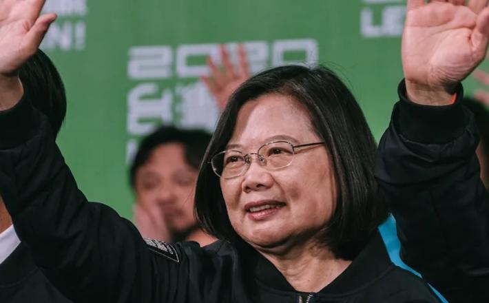 Tsai Ing-wen a été réélue à la tête de Taïwan en janvier 2020. © Getty