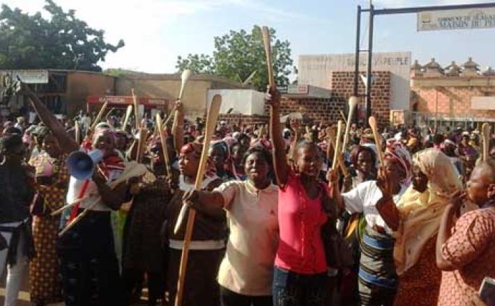 Manifestation au Burkina Faso contre la modification de l&#039;article 37-©LeFaso