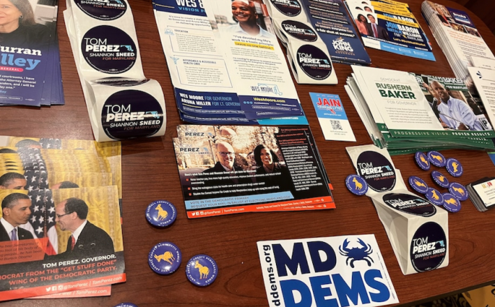 Maryland Democrats have a large and talented field chasing the top political job in 2022, jockeying to win the governor's mansion back from Republicans. (Erin Cox/TWP) 