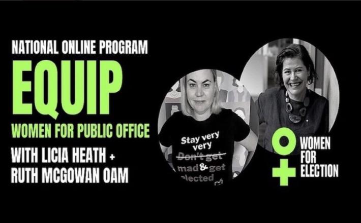 Australian online program: Equip women for public office