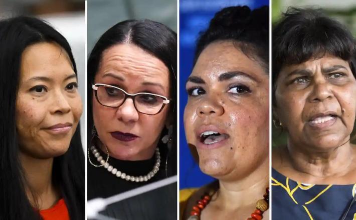 (L-R) The member for Reid, Sally Sitou; the member for Barton, Linda Burney; Northern Territory senator Jacinta Price; and the member for Lingiari, Marion Scrymgour, are among the diverse politicians in Australia’s new parliament. Composite: AAP
