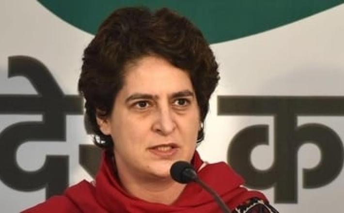 Congress leader Priyanka Gandhi Vadra released the first list of candidates for UP polls on Thursday - Hindustan Times