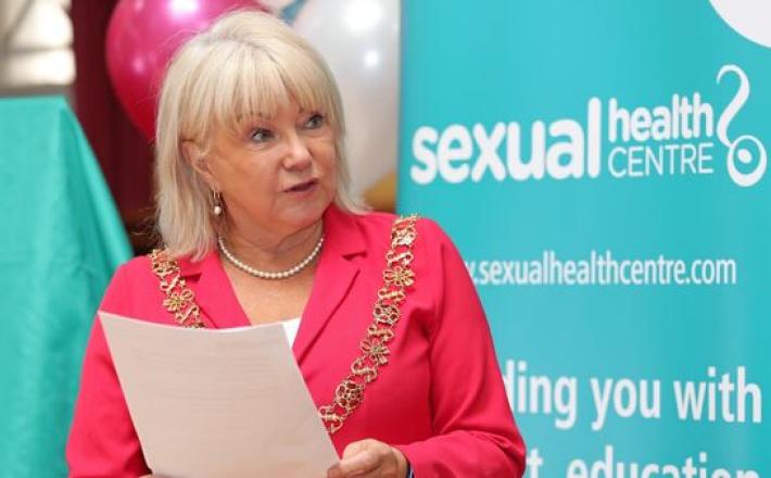 Speaking at the event in Cork City Hall, Lord Mayor of Cork Deirdre Forde said 'under-representation of women at all levels of governance and decision-making weakens our democracy'. Picture: Jim Coughlan Speaking at the event in Cork City Hall, Lord Mayor of Cork Deirdre Forde said 'under-representation of women at all levels of governance and decision-making weakens our democracy'. Picture: Jim Coughlan