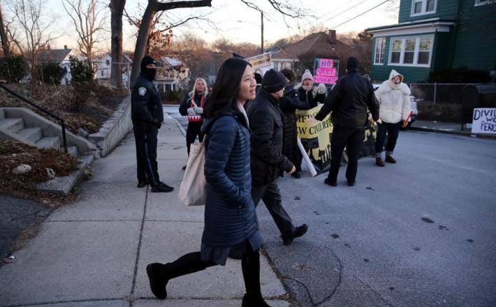  Boston Mayor Michelle Wu [+]BOSTON GLOBE VIA GETTY IMAGES