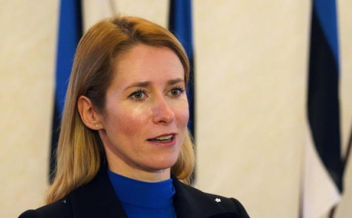 Kaja Kallas has stressed gender balance in forming the new cabinet, placing several women in key positions. Photograph: Janis Laizans/Reuters