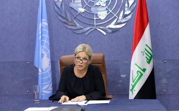 الممثلة الخاصة للأمين العام للأمم المتحدة في العراق جينين بلاسخارت