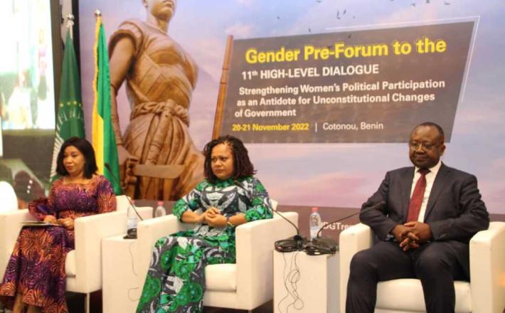  La participation politique des femmes en débat à Cotonou (Photo : Témoignages)