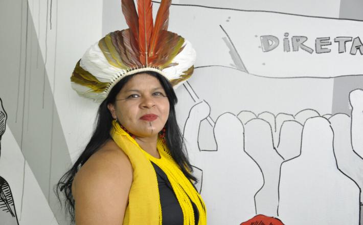 Sonia Guajajara, lider indígena elegida diputada, será una de las voces fuertes de los pueblos indígenas en el Congreso en los cuatro próximos añosFoto: Editora Brasil / Flickr