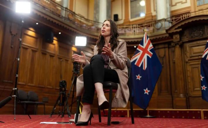 As women, including prime minister Jacinda Ardern, enter uncharted waters in New Zealand politics they are encountering increasing levels of misogyny. Photograph: Marty Melville/AFP/Getty Images