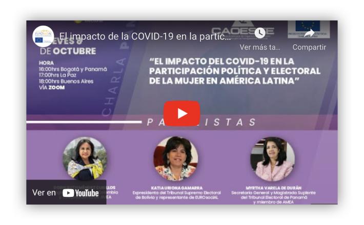 El impacto de la COVID-19 en la participación política y electoral de la mujer en América Latina - EUROsociAL