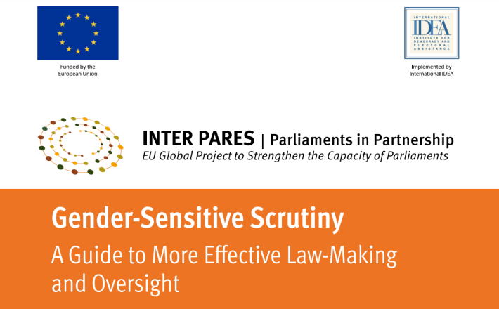 Gender-sensitive scrutiny: A guide to more effective law-making and oversight