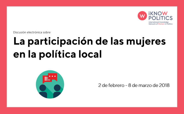 La participación de las mujeres en la política local | Red ...