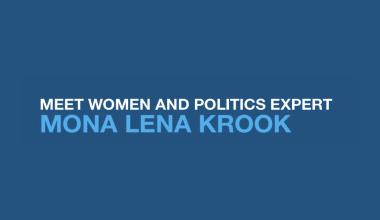 Meet women and politics expert, Mona Lena Krook - Bentley University