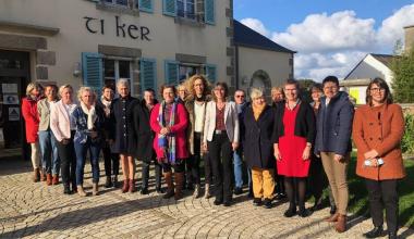 La 15e rencontre annuelle des femmes maires du département a eu lieu ce jeudi 25 novembre 2021, à Landéda, près de Brest. Une vingtaine d’élues y ont participé. | OUEST-FRANCE