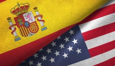Banderas de España y Estados Unidos. EP