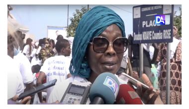 Marche du caucus des femmes leaders (copyright: Dakaractu)