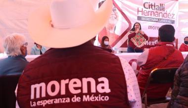 En México, imperan jaloneos en Morena por encuestas y cuota de género en candidaturas - Morena Foto: twitter @CitlaHM / Forbes México