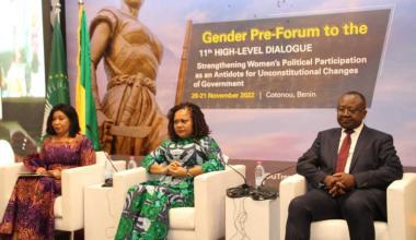  La participation politique des femmes en débat à Cotonou (Photo : Témoignages)