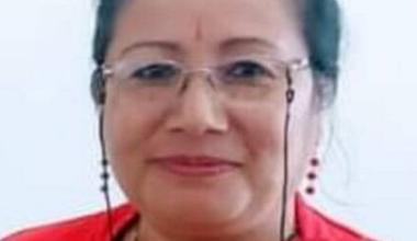Sharda Devi, the first woman state president of the ruling BJP in Manipur, wants the party to put up a sizeable number of women candidates for the Assembly elections. - File photo / The Tribune