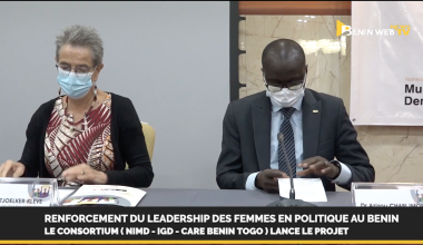 Bénin: lancement du projet de renforcement du leadership des femmes en politique - Crédits: Bénin Web TV