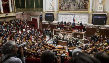 L’Assemblée nationale à Paris, le 28 juin 2022. (ISA HARSIN/SIPA )