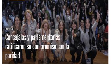Argentina: Concejalas y parlamentarias ratificaron su compromiso con la paridad - Ushuaia Noticias