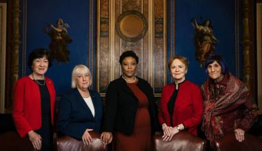 The women leading budget negotiations have been friends for years and share a deep respect for and expertise in the appropriations process.Credit...Alyssa Schukar for The New York Times