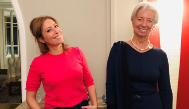 Léa Salamé et Christine Lagarde © Radio France / Paola Puerari