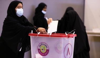 Qataris vote in the Gulf Arab state's first legislative elections for two-thirds of the advisory Shura Council