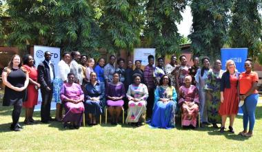 Officials and participants from UN Women, CPA UK, UWOPA and Parliament of Uganda attended the training. Photo: UN Women/Edmond Mwebembezi