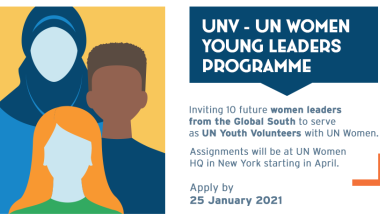 UN Women and UNV launch new Young Women Leaders Initiative