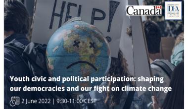 Youth civic and political participation: shaping our democracies and our fight on climate change - International IDEA