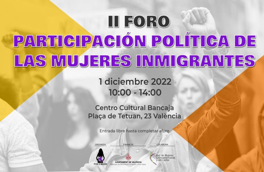 II Foro de participación política de las mujeres inmigrantes 