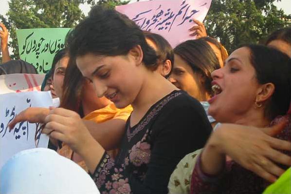 Women protest in Pakistan
