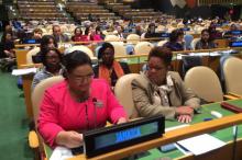 Minister Falcon at CSW 59