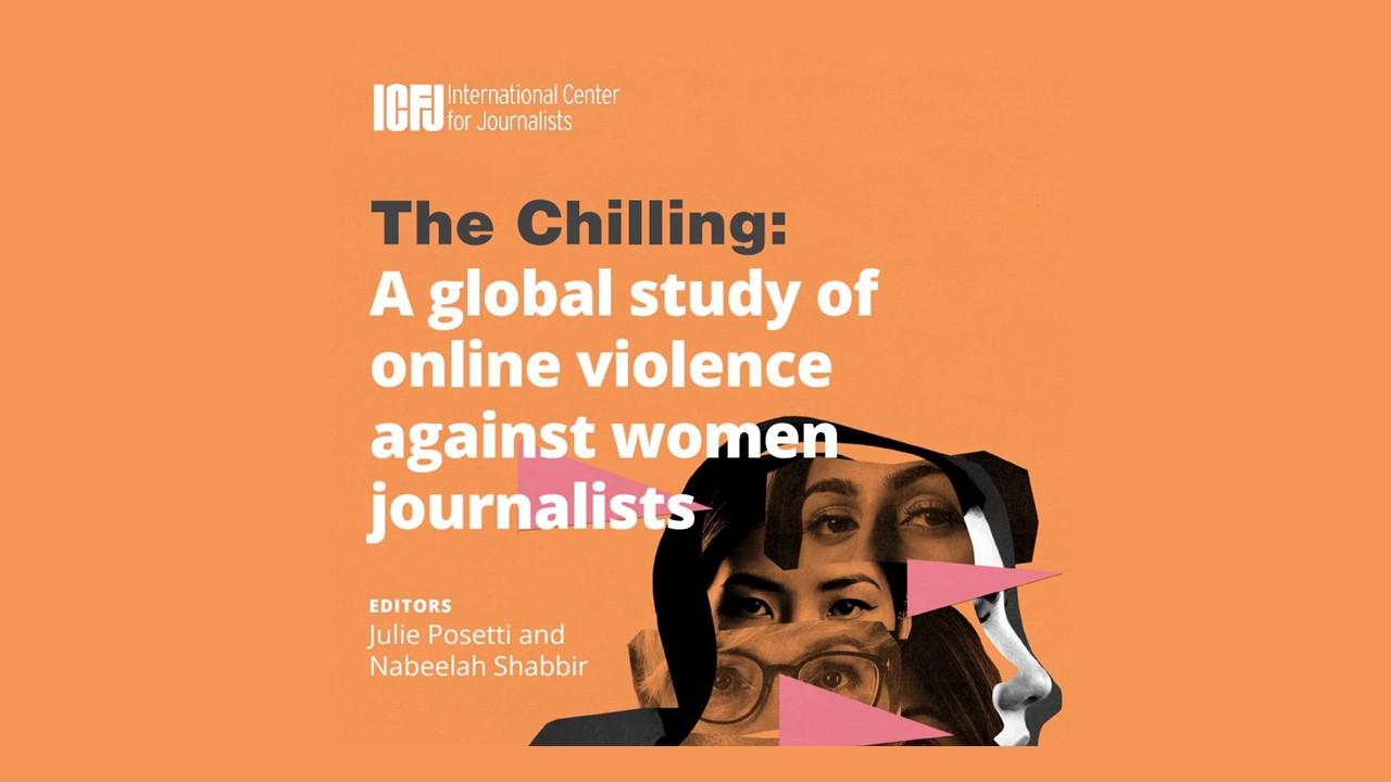 CFJ-UNESCO global study: Online violence against women journalists (cover: ICFJ)
