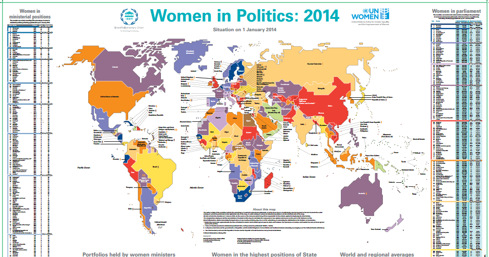 Women in politics map
